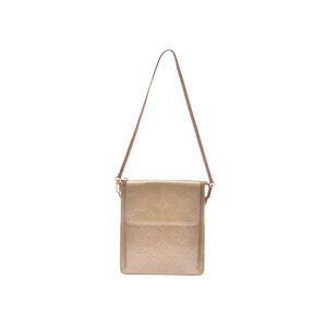 Louis Vuitton Vernis Mott Beige Shoulder Bag